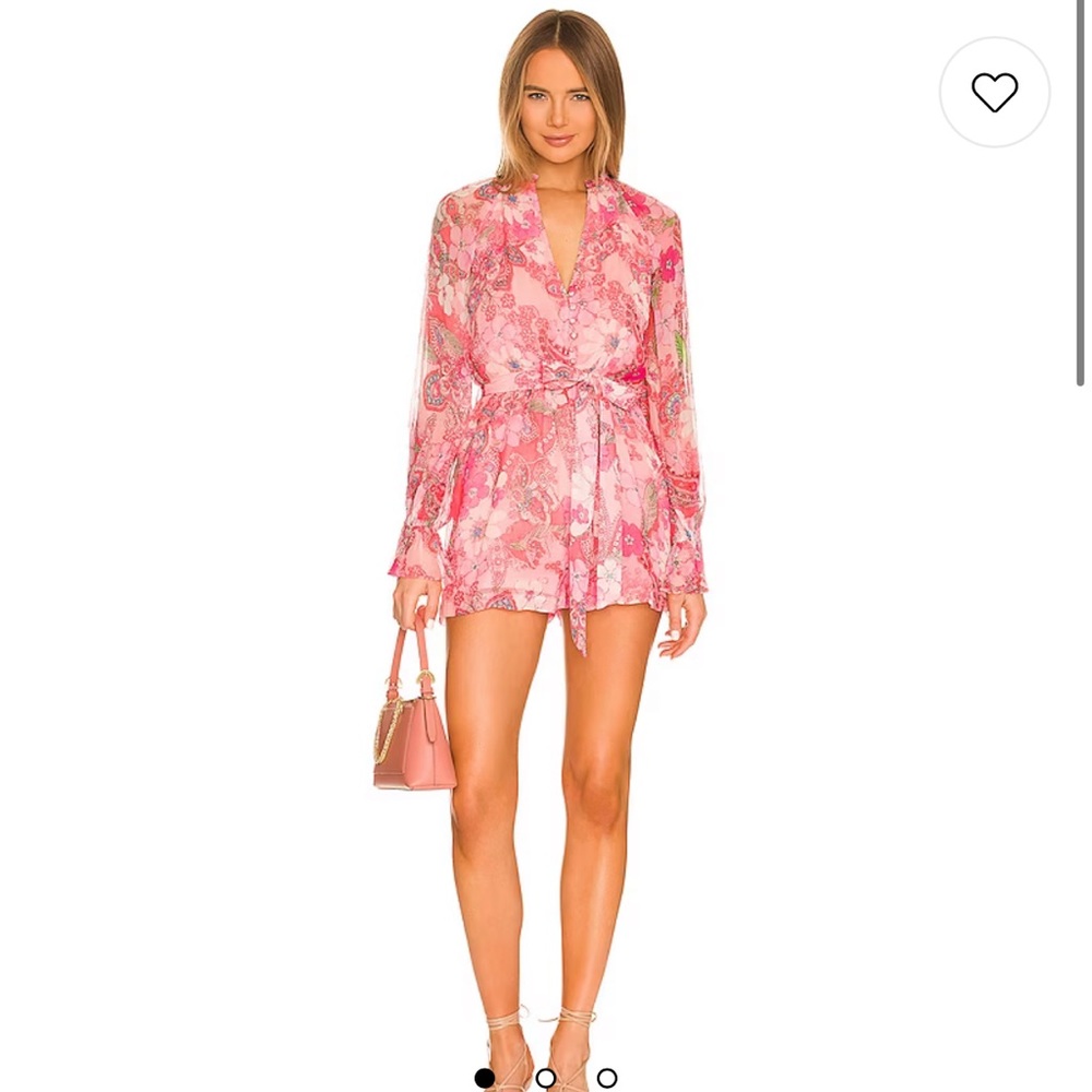 Hemant And Nandita X Revolve Sage Romper In Pink - image 1